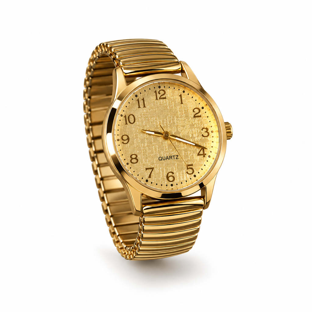 Relogio feminino dourado classic