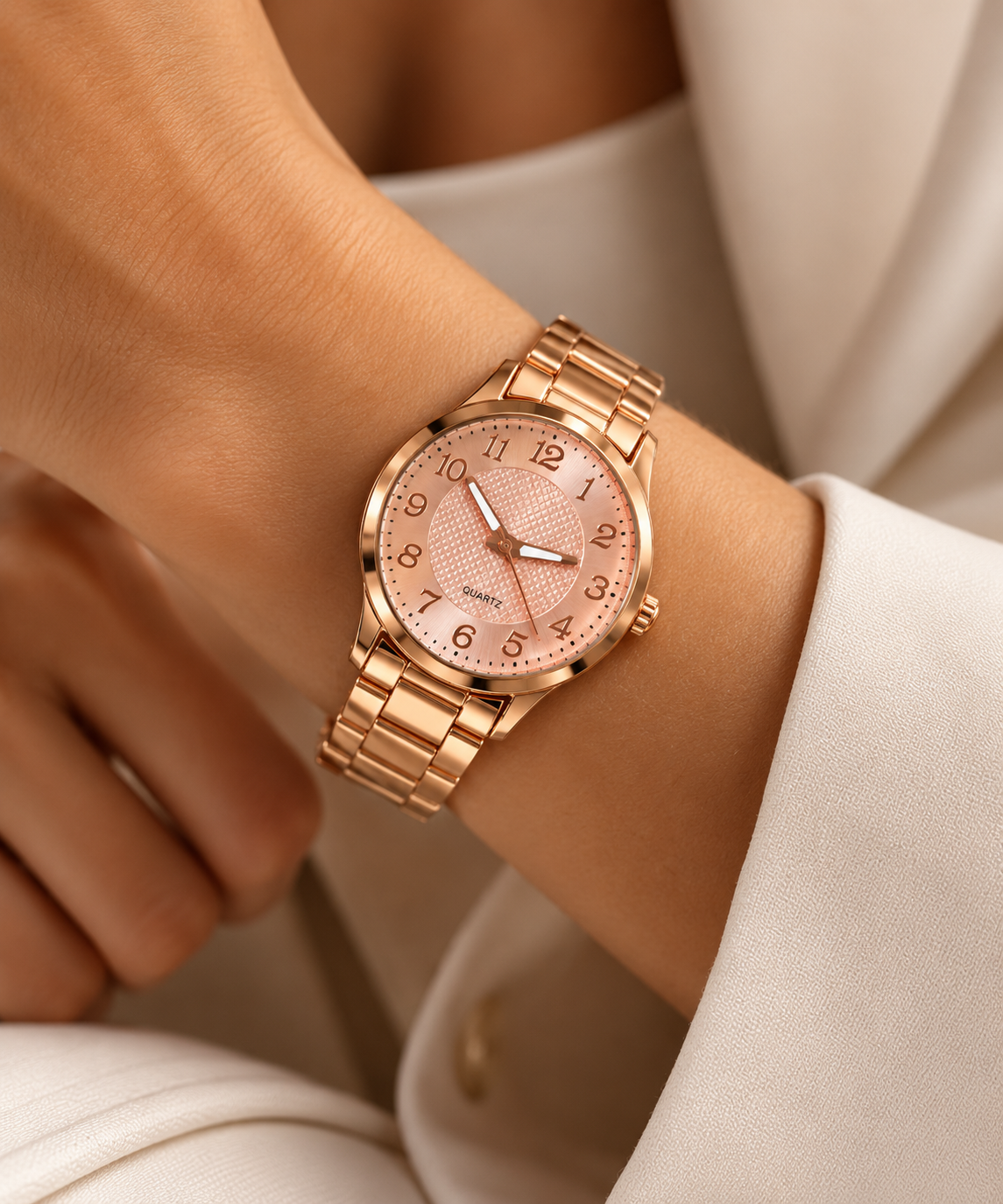 Relogio feminino sophie rosé