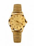 Relogio feminino dourado classic